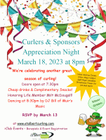2023 Curlers and Sponsors Appreciation Night 